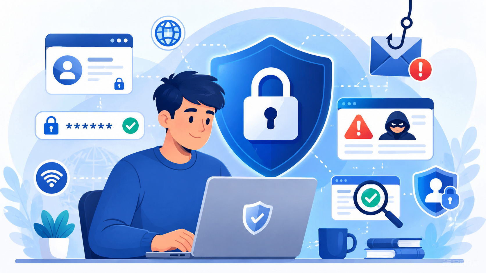 Ikuti panduan bijak mengakses internet agar terhindar dari risiko online, dengan tips menjaga data pribadi, mengenali hoaks, dan memakai keamanan.
